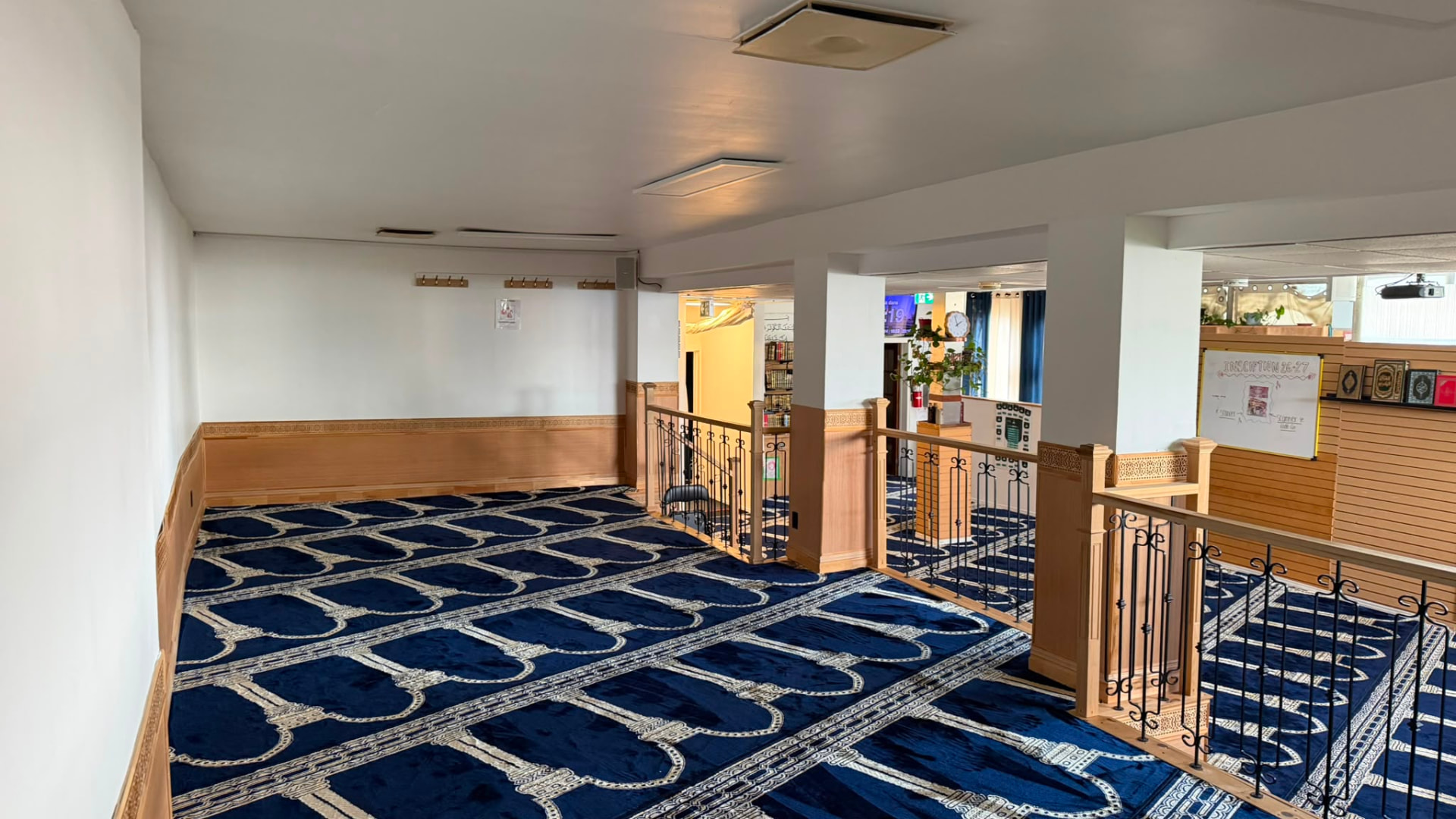 Espace de prière à l’étage